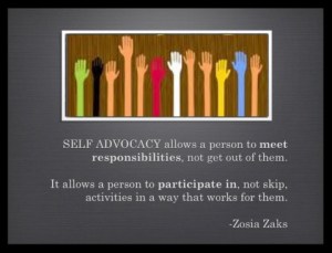 self advocacy